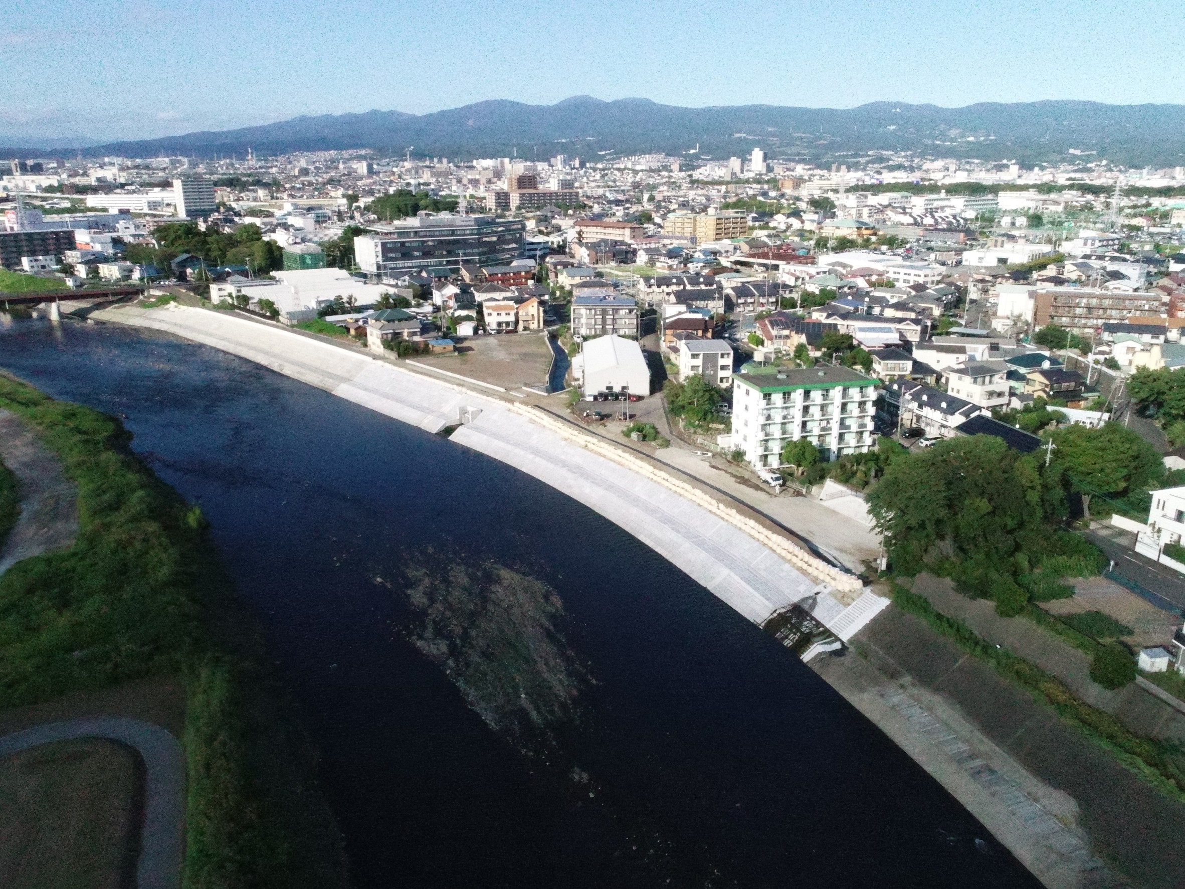 黄瀬川河川工事（静岡県駿東郡清水町）