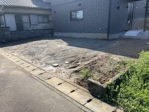 M様邸　駐車場工事