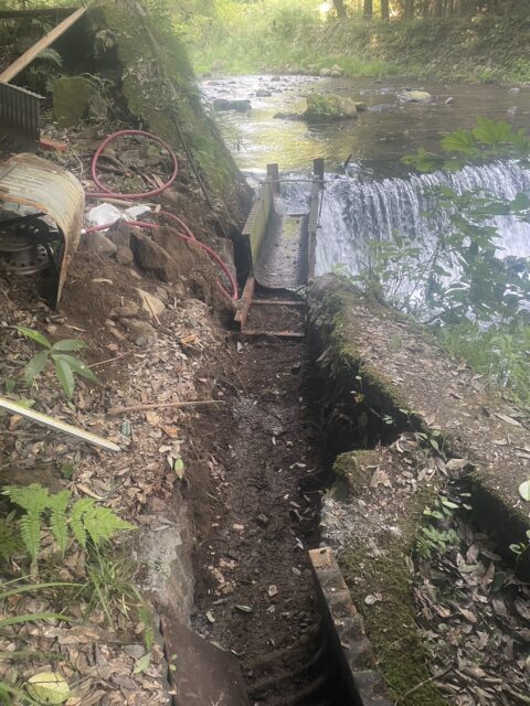 水路工事　(静岡県伊豆市)