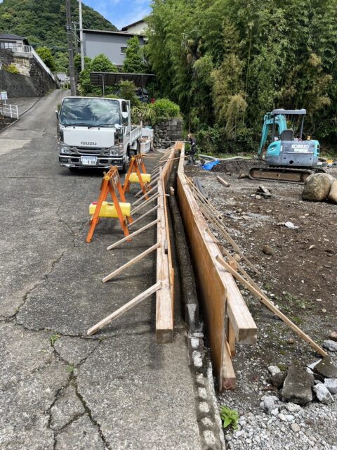 駐車場工事(静岡県伊豆市)
